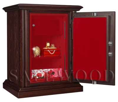 Сейф Safewood 1678 EL Flock Chrome